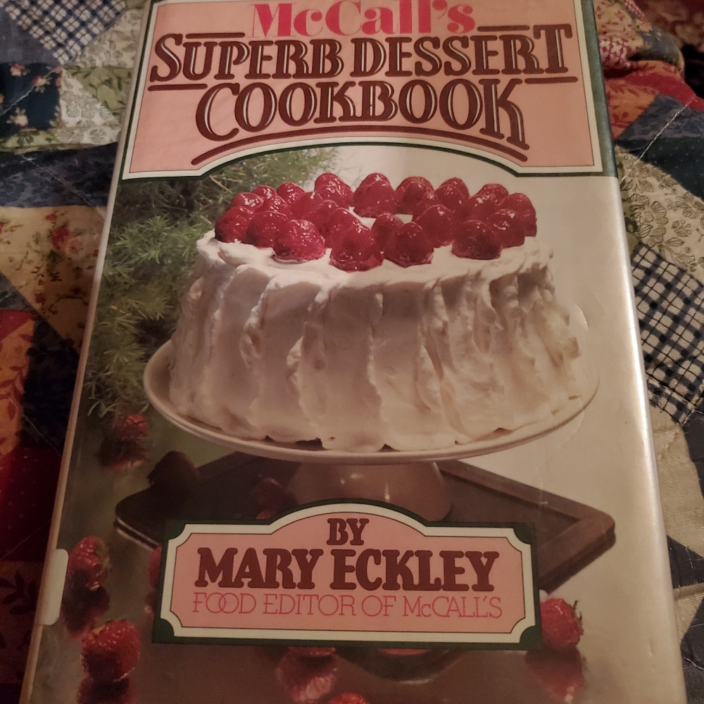 Hard Cover McCall's Superb Dessert Cookbook Illustrated
